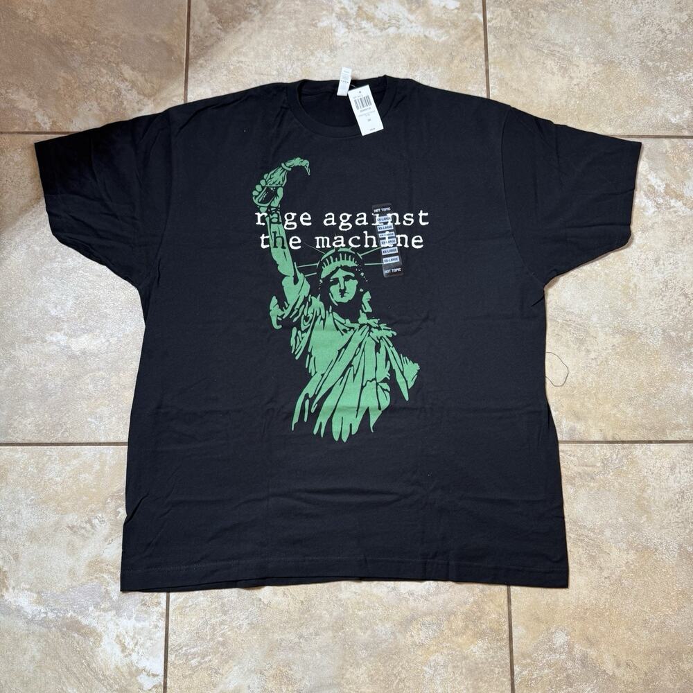 Rage Against The Machine Statue Of Liberty T-Shirt Size 2XL New With Tags